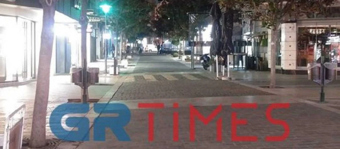 Πόλη-«φάντασμα» οι Σέρρες - Επέστρεψαν τα SMS - Δείτε εικόνες από την πρώτη νύχτα του lockdown